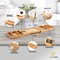 JumblWare Bamboo Bathtub Caddy, 43" x 9.8" x 1" Wooden Bath Tray with Handles & Extendable Sides